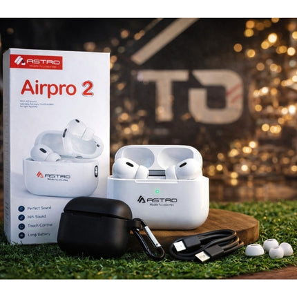ASTRO Airpro 2 Wireless Earbuds – Hi-Fi Sound, Touch Control & Long Battery Life
