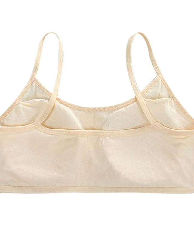 Teen Girls Soft And Comfortable Padded Cotton Sports Bra - Apparel Accessory Designed For Daily Comfort And Support Maintenance Routine