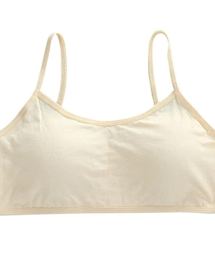 Teen Girls Soft And Comfortable Padded Cotton Sports Bra - Apparel Accessory Designed For Daily Comfort And Support Maintenance Routine