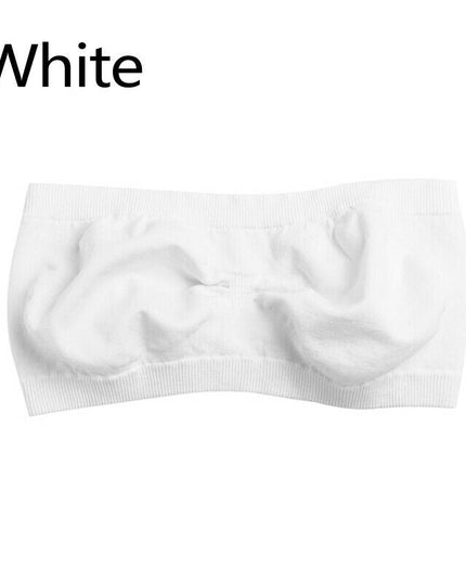 Girls New Style Seamless Strapless Bra Free Size School College Wear - Apparel Product Designed For Wear And Daily Undergarment Routine