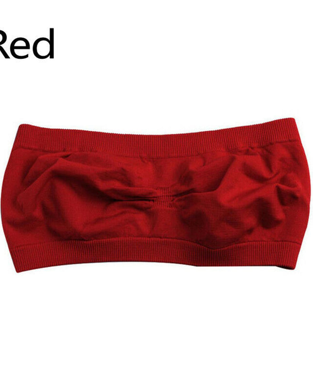 Girls New Style Seamless Strapless Bra Free Size School College Wear - Apparel Product Designed For Wear And Daily Undergarment Routine