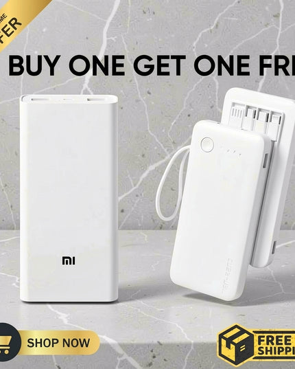Power Up Anywhere – Exclusive Buy 1 Get 1 Free Power Bank Set