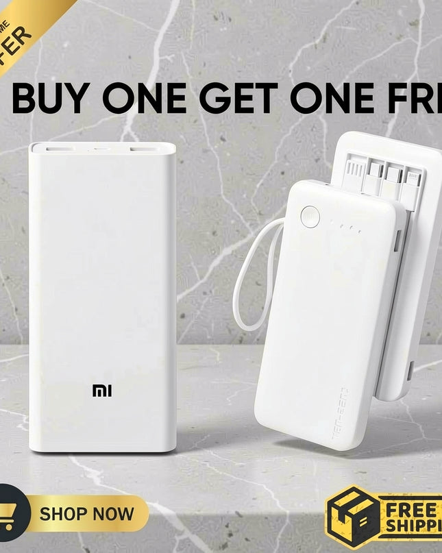 Power Up Anywhere – Exclusive Buy 1 Get 1 Free Power Bank Set