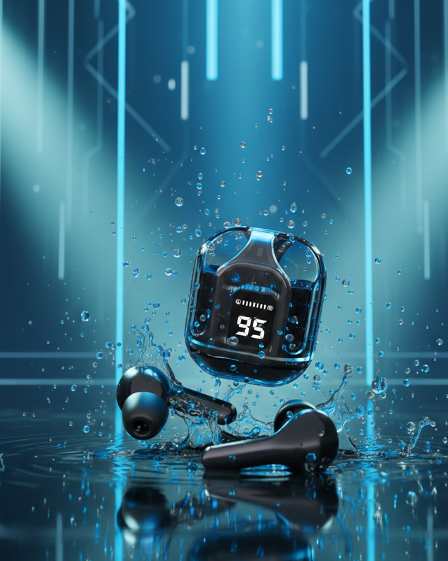 Earbuds - Advanced Noise Cancellation, 1 Pcs, Long-Lasting Battery in Black