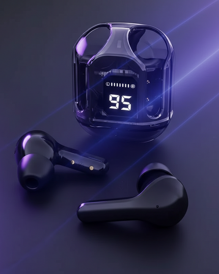 Earbuds - Advanced Noise Cancellation, 1 Pcs, Long-Lasting Battery in Black
