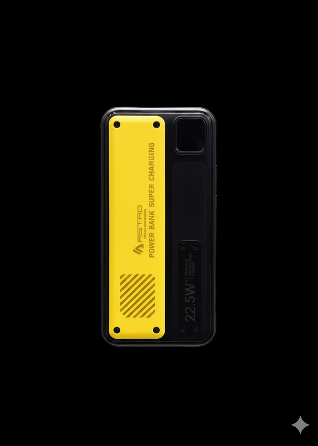 Astro A10 22.5W PD Fast Charging Power Bank | 10,000mAh Ultra High Capacity | Slim & Stylish Design