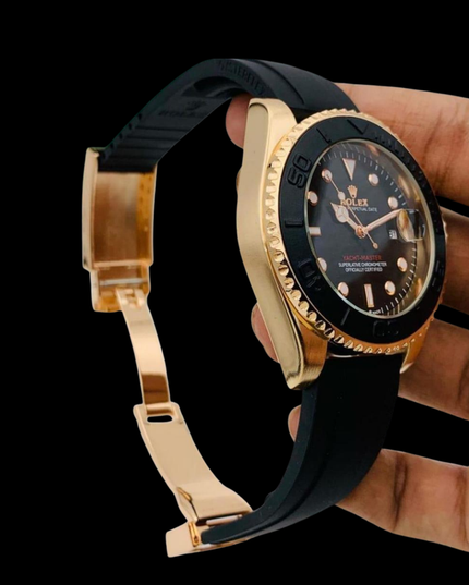 Rolex Yacht-Master 40 Everose Gold Black Dial