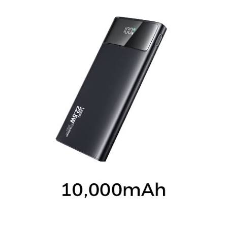 Login L-702 Power Bank – 10000mAh Slim Fast Charging Power Bank with Dual USB Output & LED Display