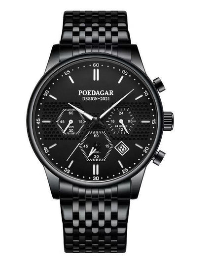 Swiss brand men's watch waterproof luminous multifunctional sports quartz watch