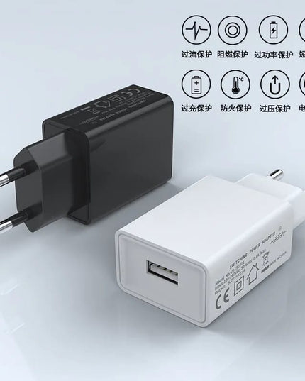 European gauge USB power adapter fast charging head mobile phone charging head