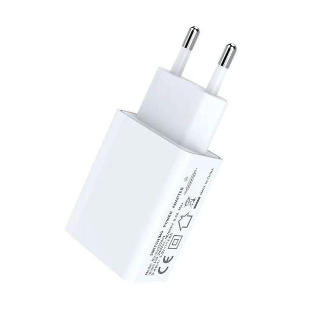 European gauge USB power adapter fast charging head mobile phone charging head