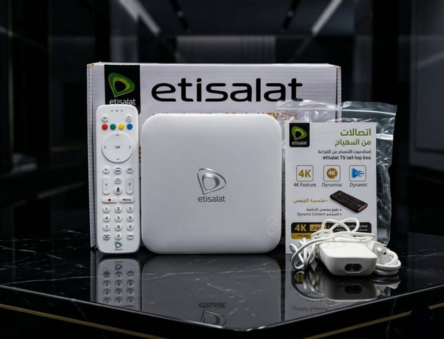 Etisalat Android TV Box – Convert Any LCD/LED into Smart TV (1 Year Netflix Free)