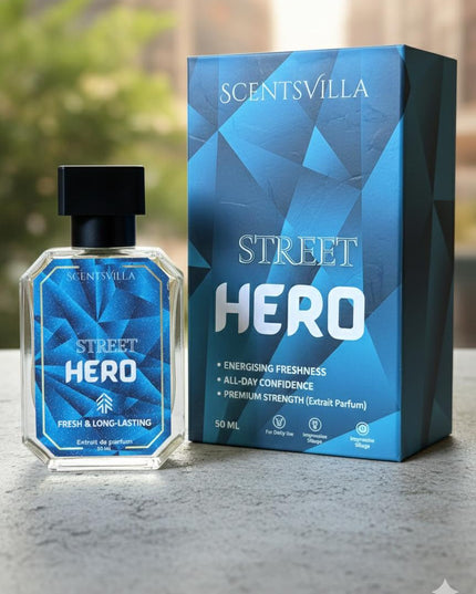 ScentsVilla Street Hero Perfume – Long Lasting Bold Fragrance for Men (50ml)