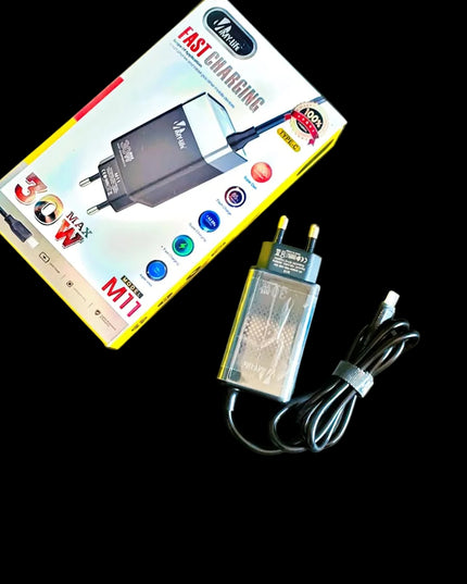 MY-Life M11 30W Fast Charger with Type-C Cable | Super Fast Charging Adapter