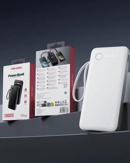 VEN-DENS 10000mAh 37W Pro Series Power Bank with 1 YEAR WARRANTY