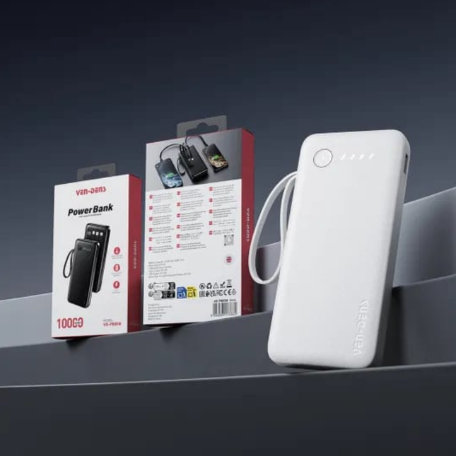 VEN-DENS 10000mAh 37W Pro Series Power Bank with 1 YEAR WARRANTY